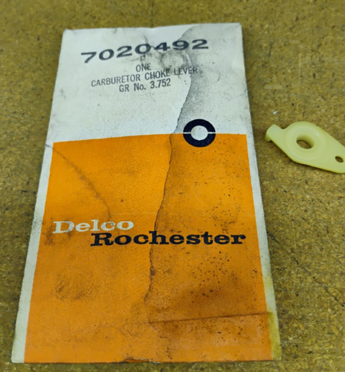 Delco Rochester 7020492 Carburetor Choke Lever NOS Made in USA