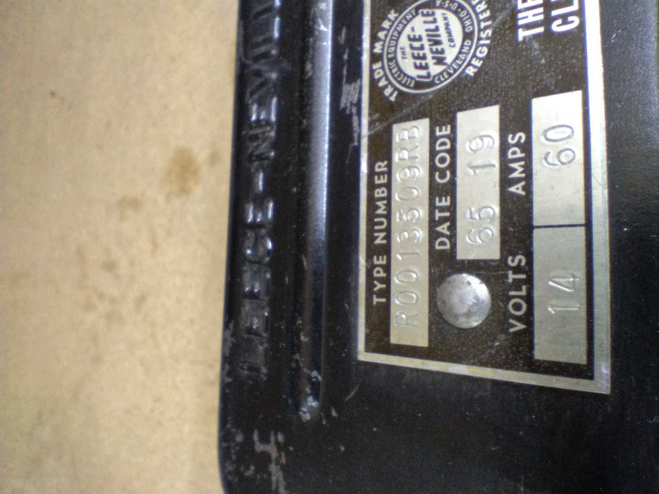 Leece-Neville 13509RB Voltage Regulator 14V 60A dc 65-19 Rebuilt Made in USA Leece-Neville 13509RB Voltage Regulator 14V 60A dc 65-19 Rebuilt Made in USA