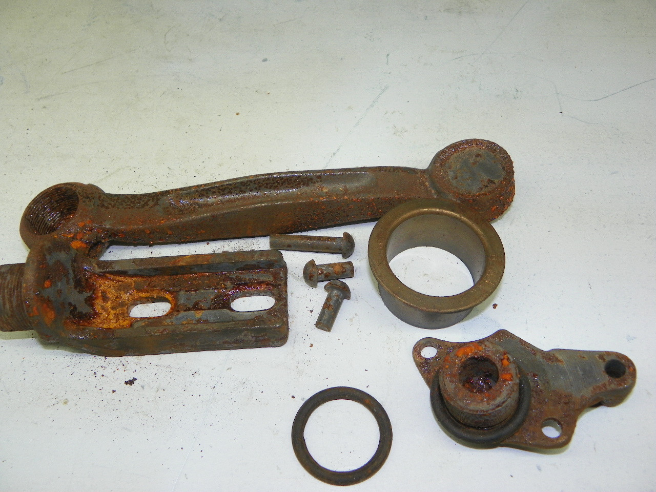 Moog K122R Control Arm Radius Rod Assembly 1934-1938 Chevrolet Master NOS