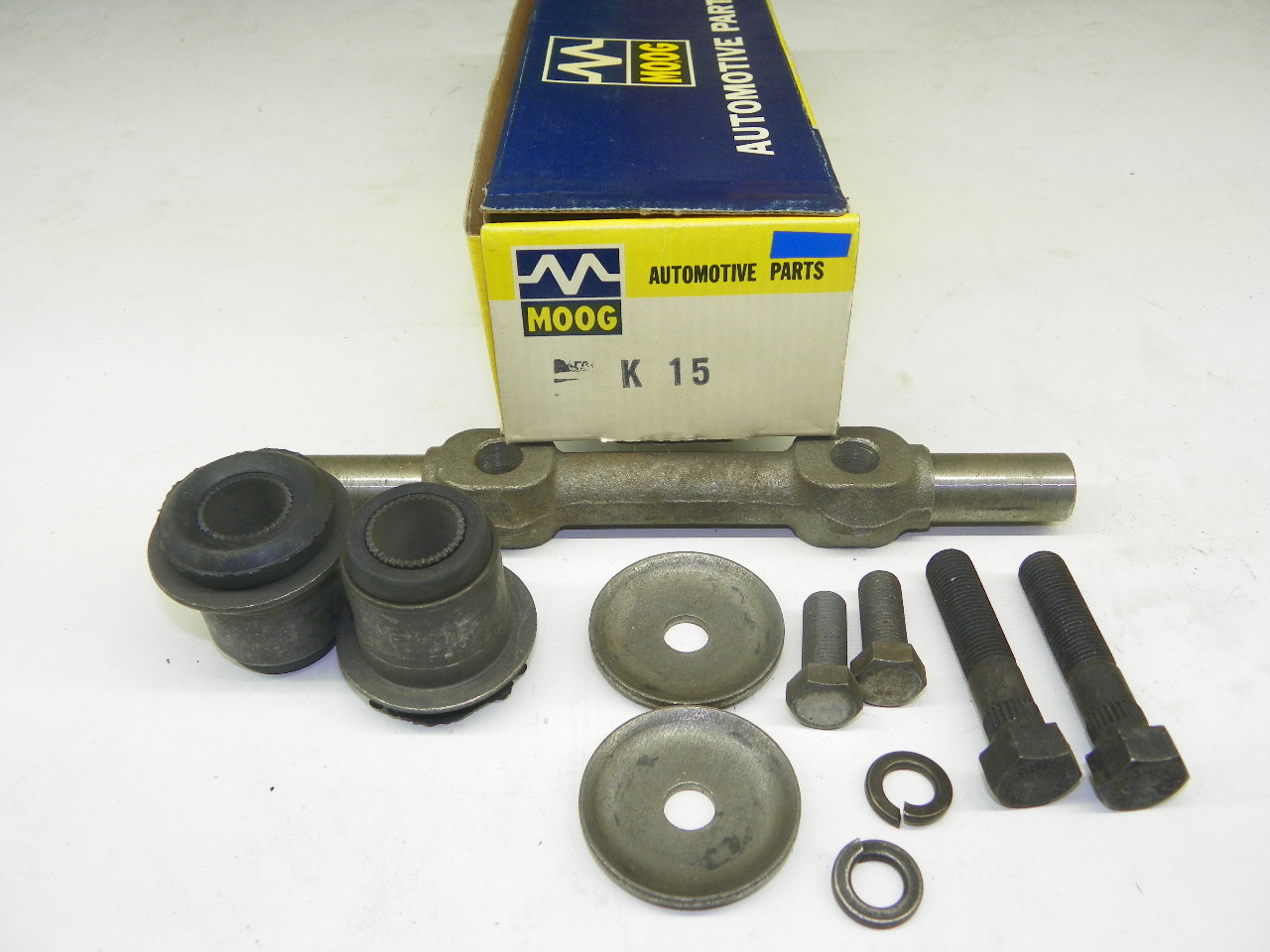 Moog K15 Front Upper Inner Control Arm Shaft Kit for 1939-1941 Mopar restoration.