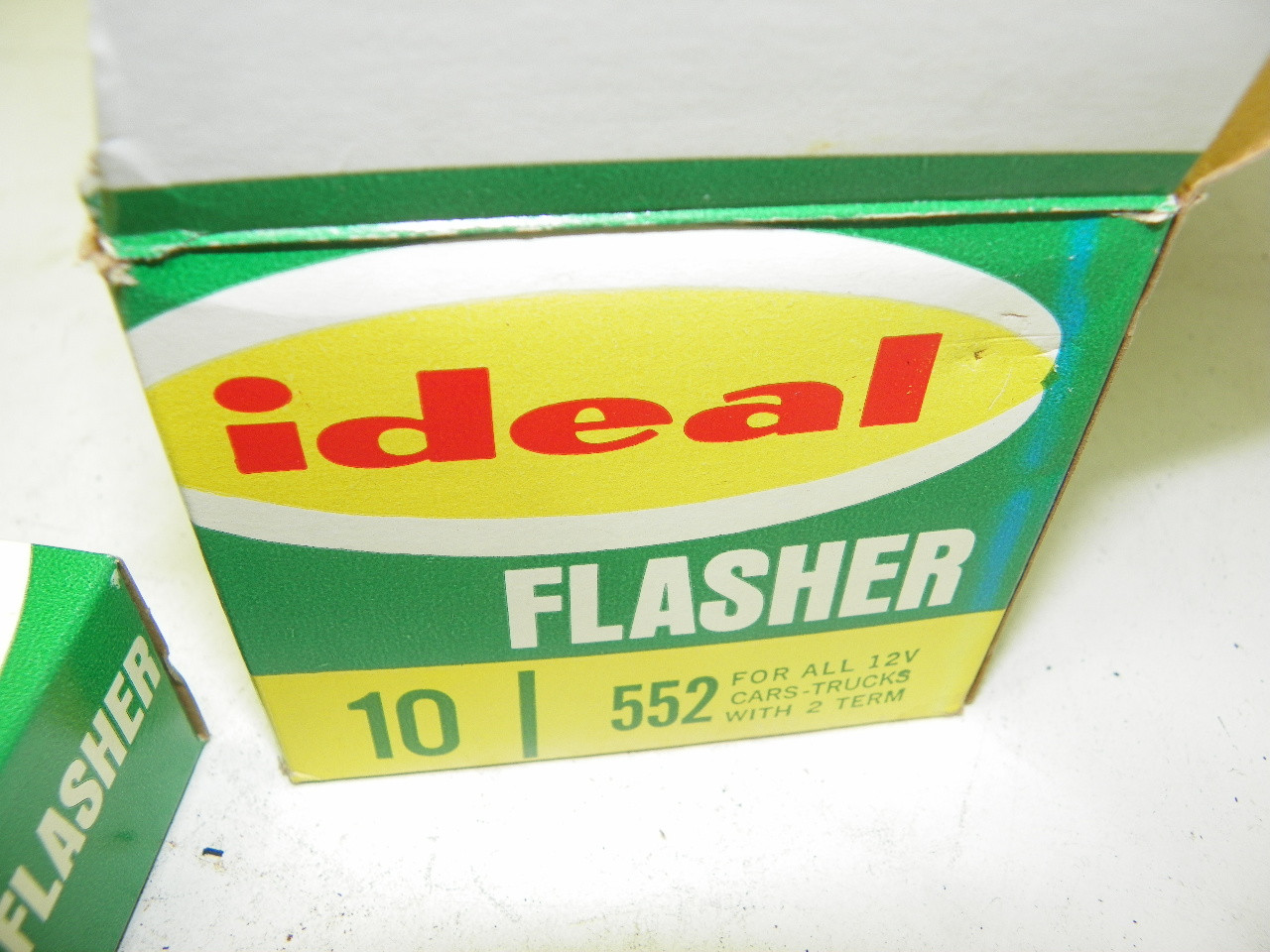 Ideal 552 Heavy Duty Turn Signal Flasher 12V 2-Prong Universal 1955-1980 10-Pack