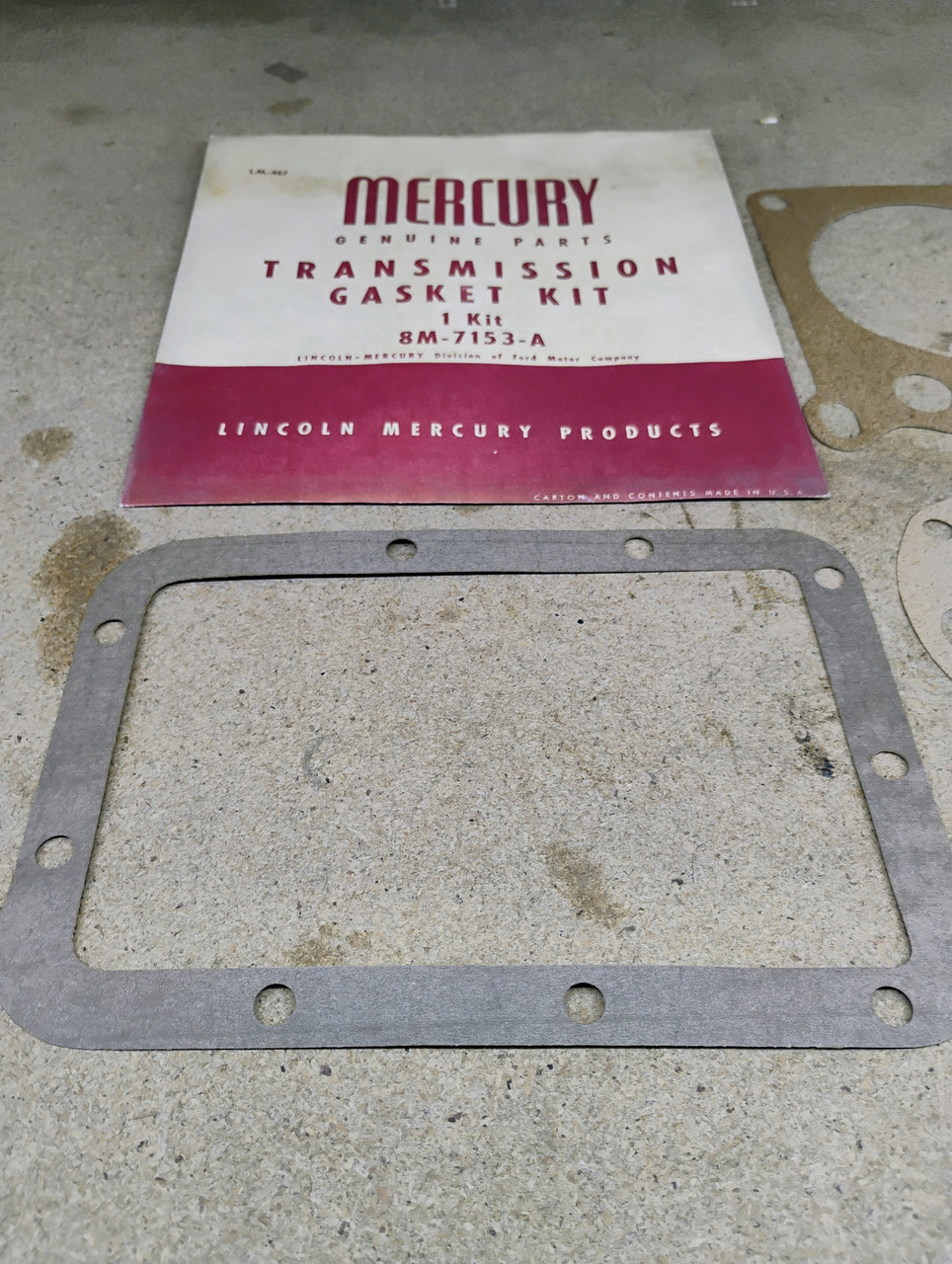 Mercury 8M-7153A Transmission Gasket Kit NOS Made in USA