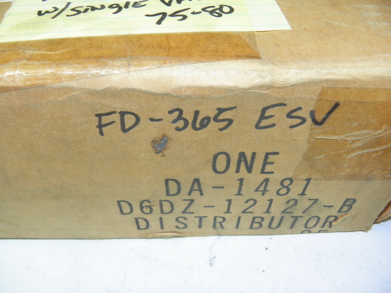 Ford 6 Cyl. 250cc 4.1L 1975-80 Motorcraft D6DZ-12127-B DA-1481 Distributor NOS Made in USA