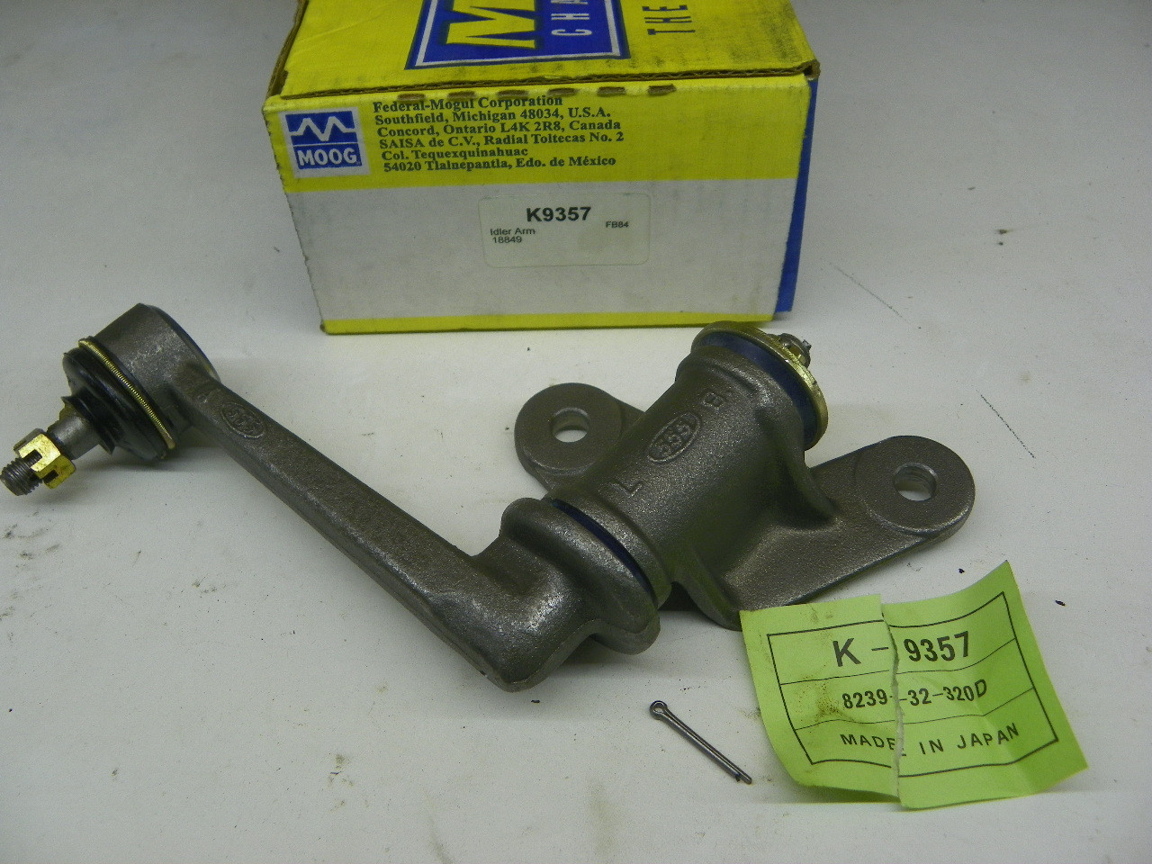 Moog K9357 Idler Arm 79-82 Mazda 626 RWD 2.0L L4 Steering NORS