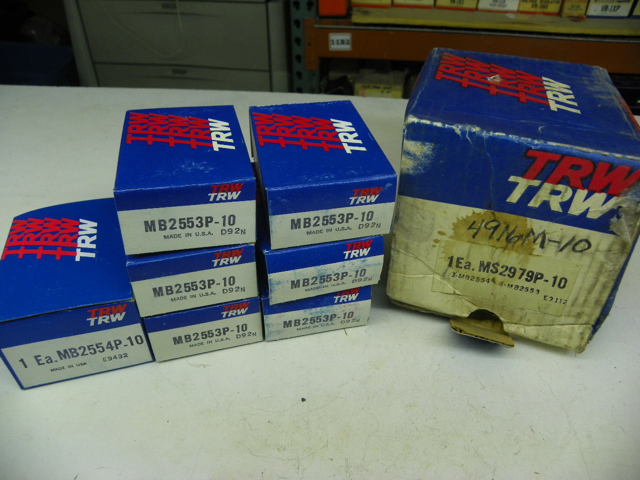 TRW MS2979P-10 Main Bearings .010 1967-1996 Ford F-Series E-Series 300 240 NORS