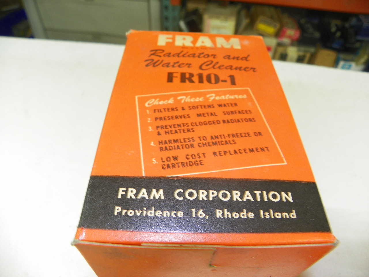 Fram FR10-1 Radiator and Water Cleaner NOS Made in USA