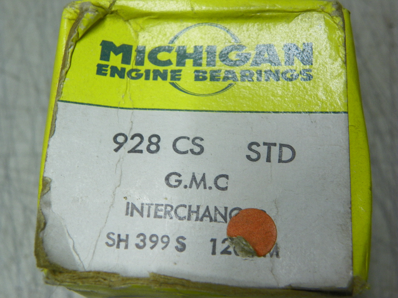 Michigan 928CS Camshaft Bearing Set for 1964-1970 Chevrolet GMC 194 230 250 Inline 6 restoration.