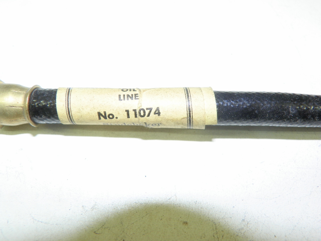 Weatherhead 11074 Oil Line for 1939-1947 Studebaker 6 Cylinder restoration.