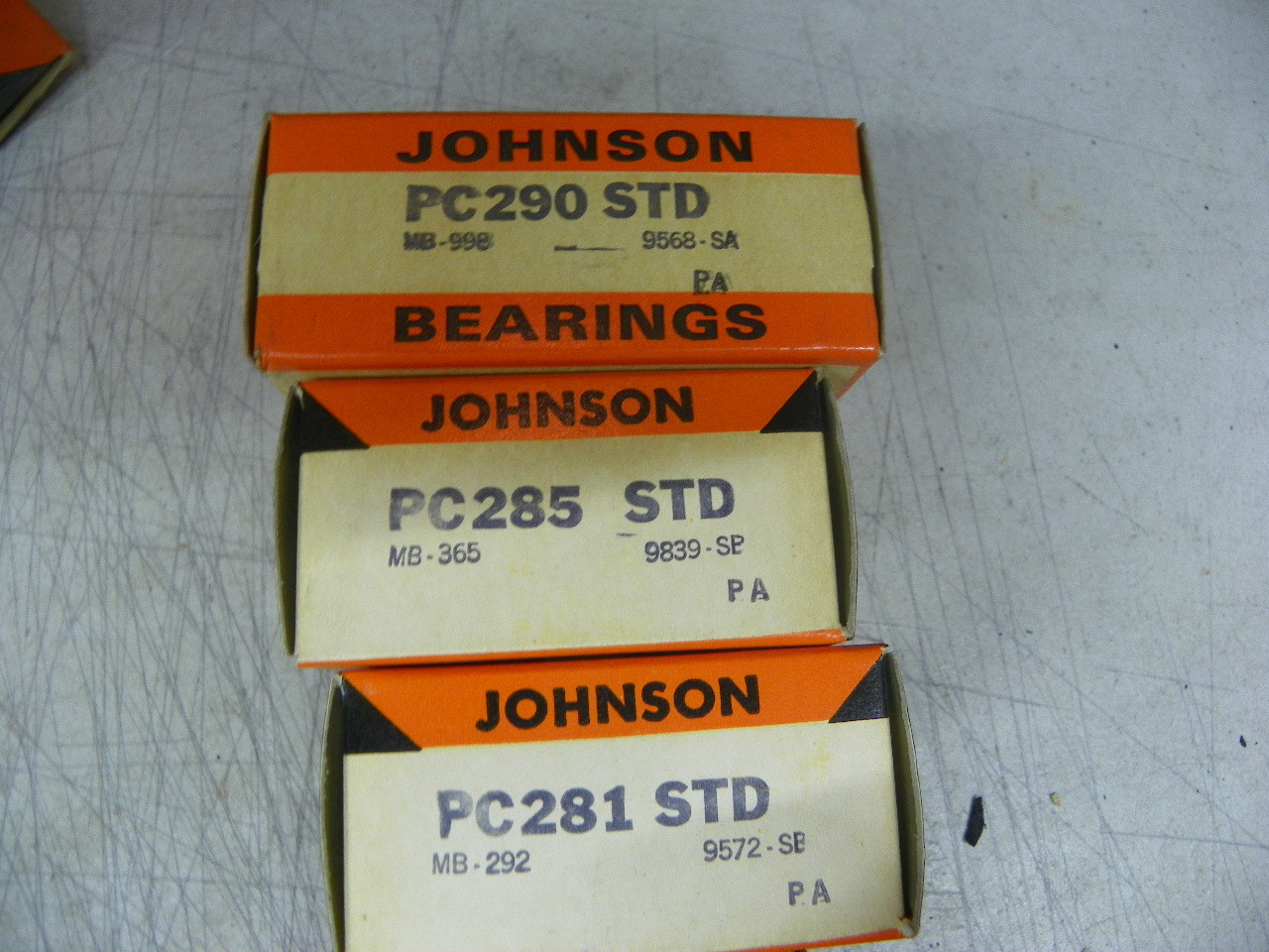 SET-56 STD Johnson Engine Bearings
