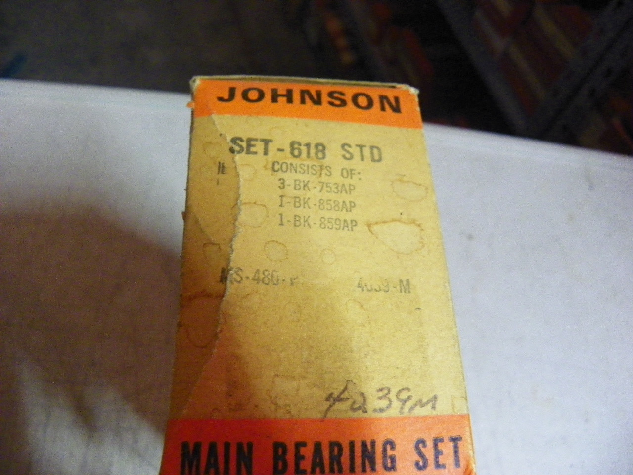SET-618 STD Johnson Engine Bearings