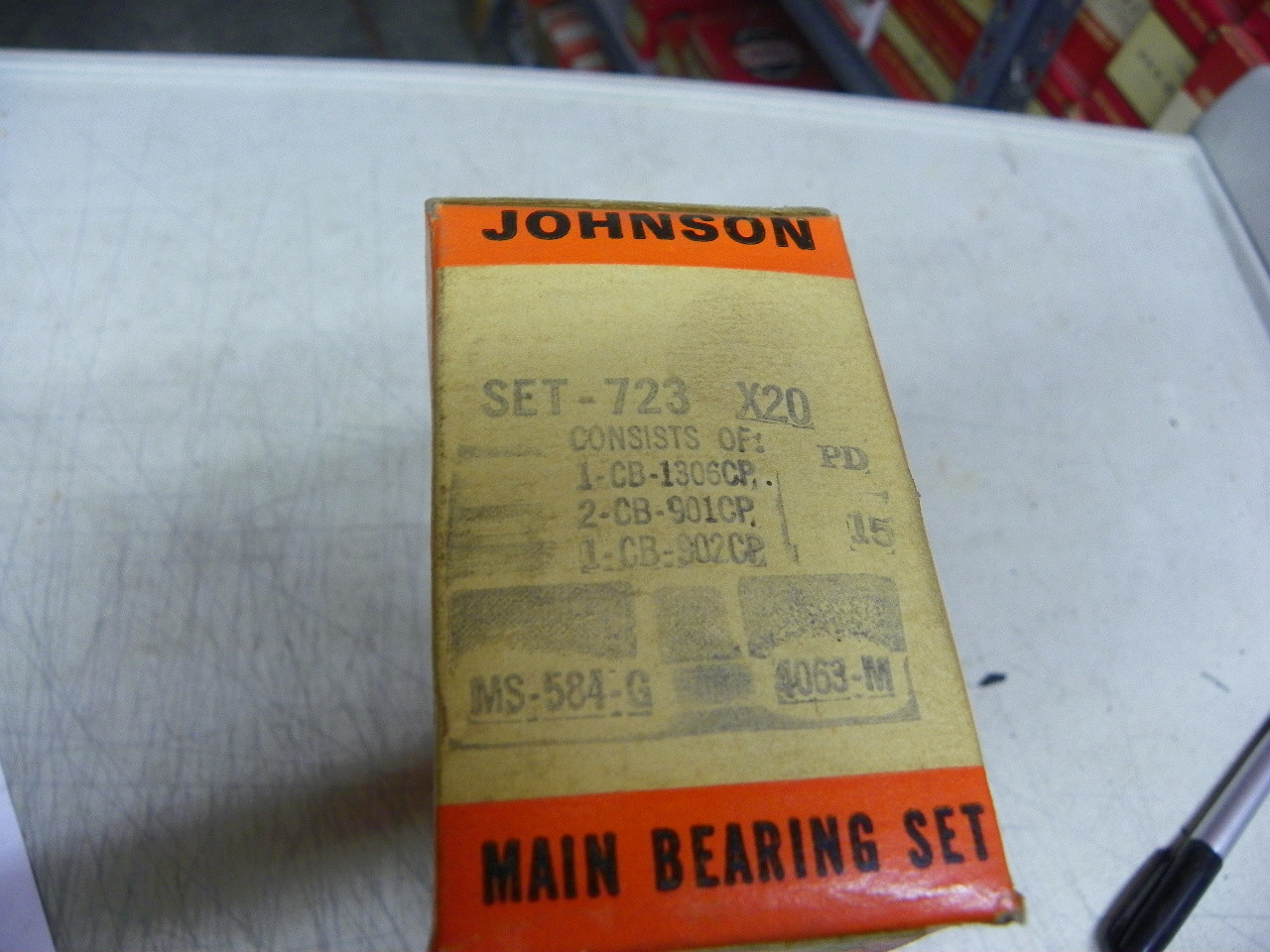 Johnson SET-723 X20 Main Bearing Set for 1960-1969 Chevrolet Corvair 140 145 164 restoration