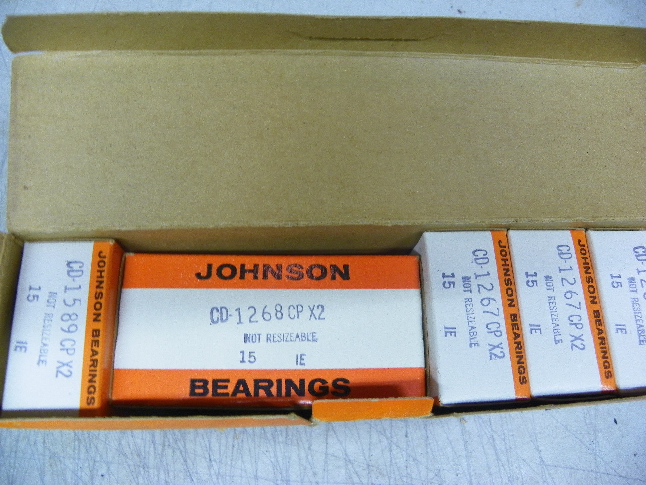 Johnson SET-805 X2 Main Bearing Set for 1965-1967 Cadillac 429 V8 .002 restoration