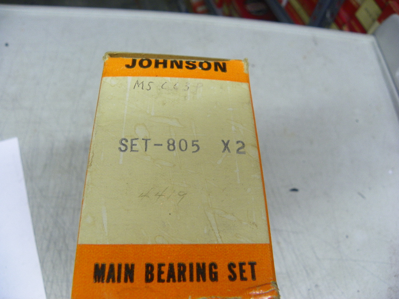 Johnson SET-805 X2 Main Bearing Set for 1965-1967 Cadillac 429 V8 .002 restoration