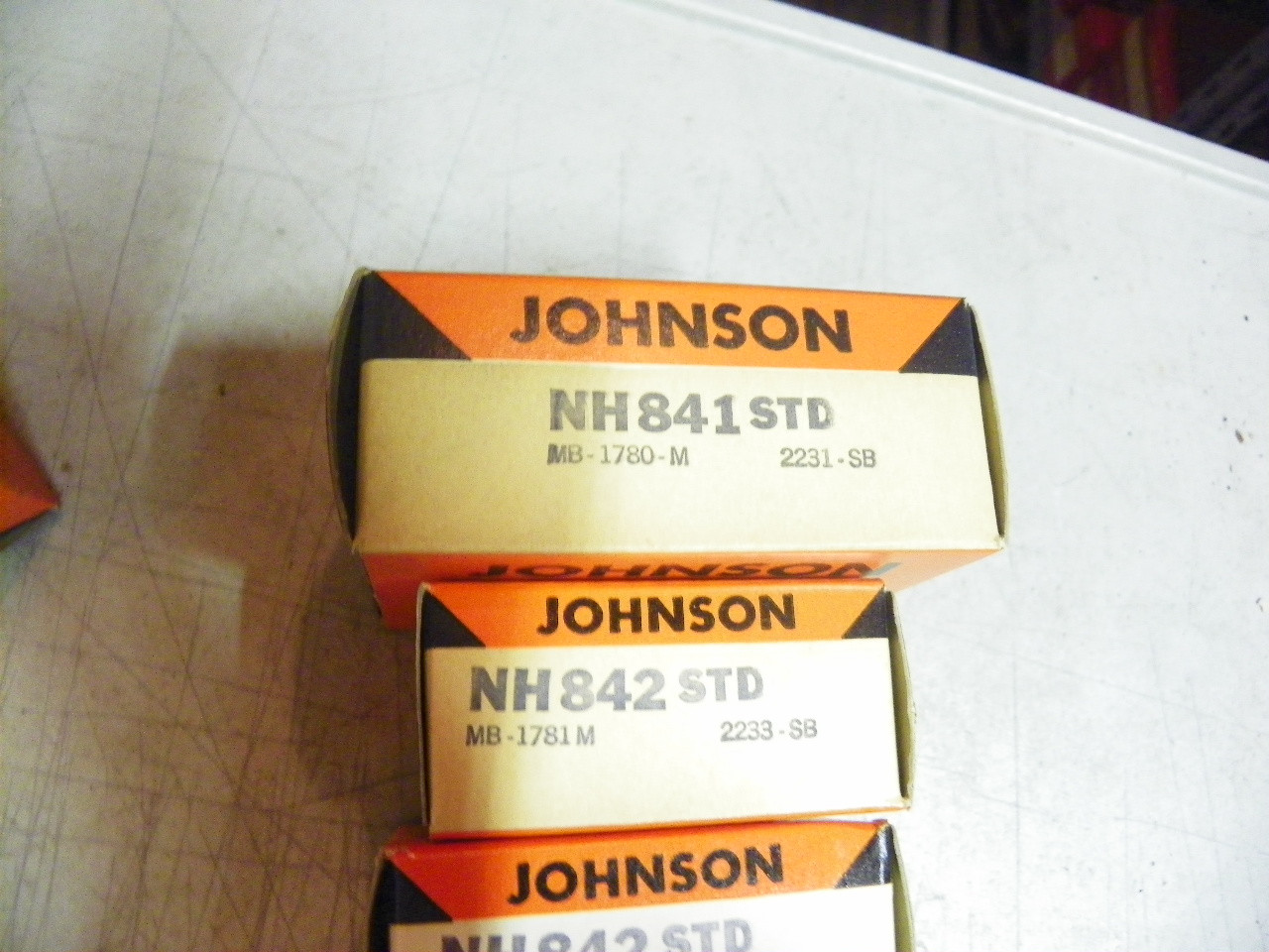 Johnson SET-567 STD Main Bearing Set for 1956-1961 AMC American Motors 250 V8 restoration