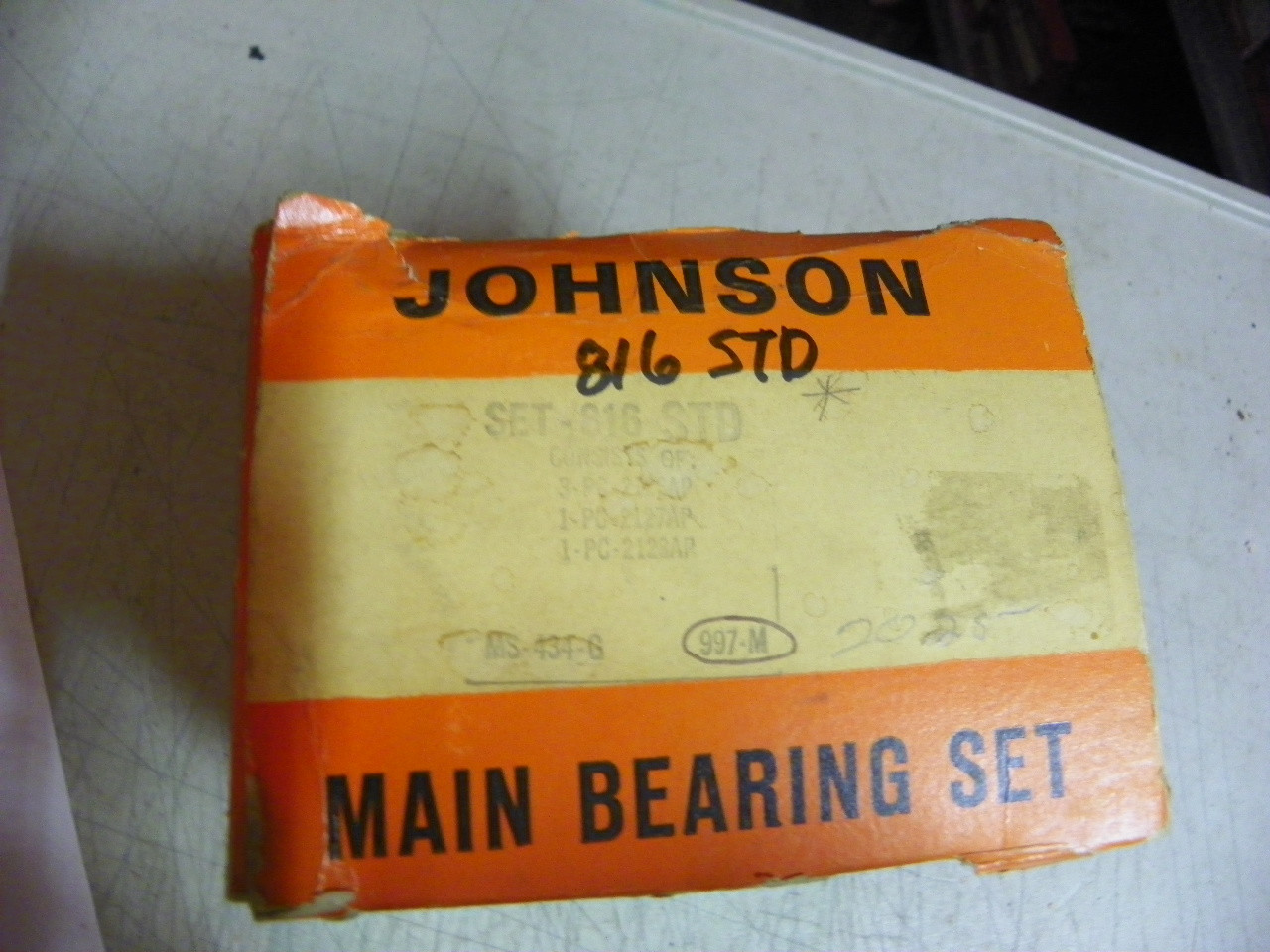 SET-816 STD Johnson Engine Bearings