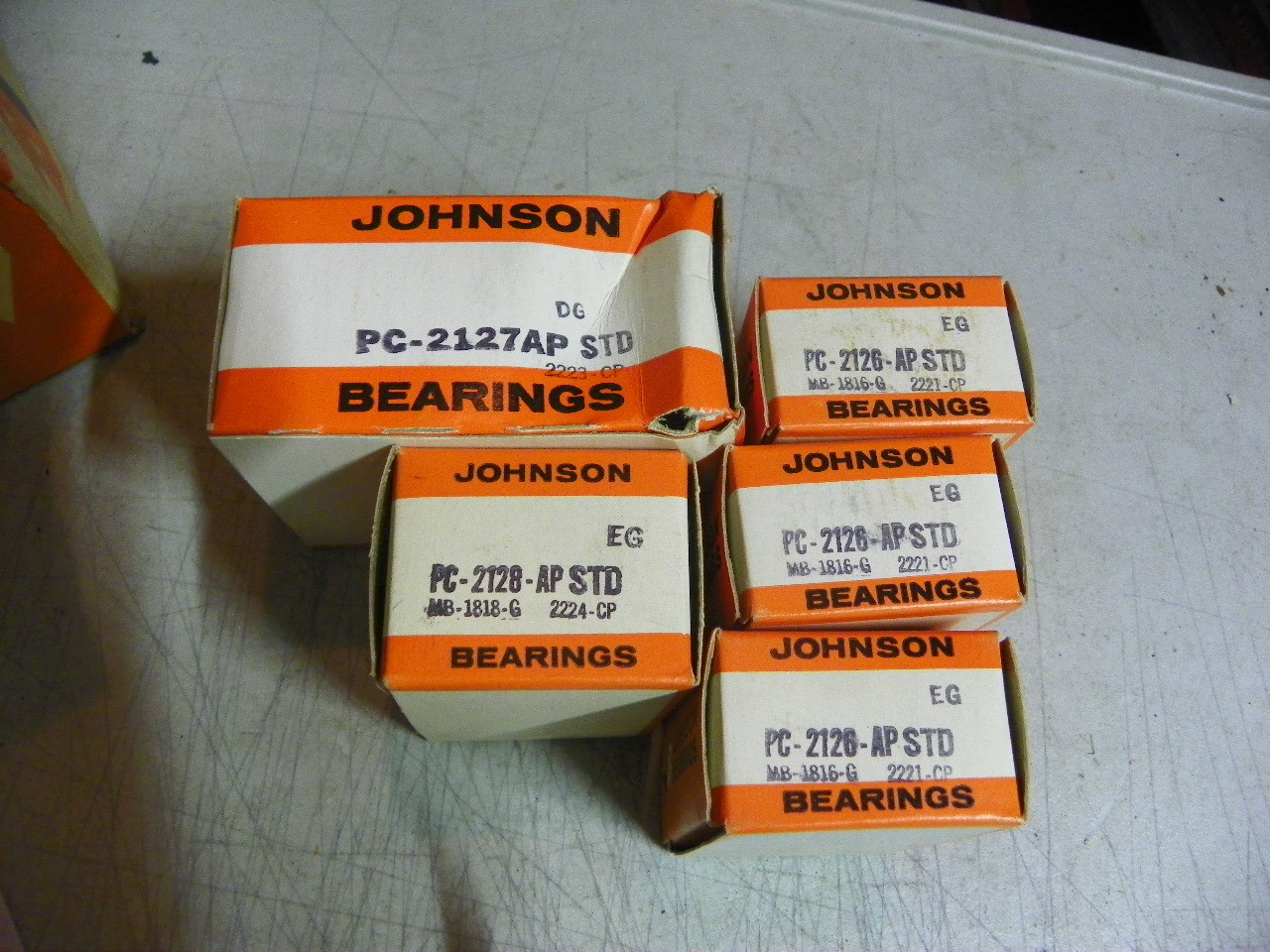 SET-816 STD Johnson Engine Bearings