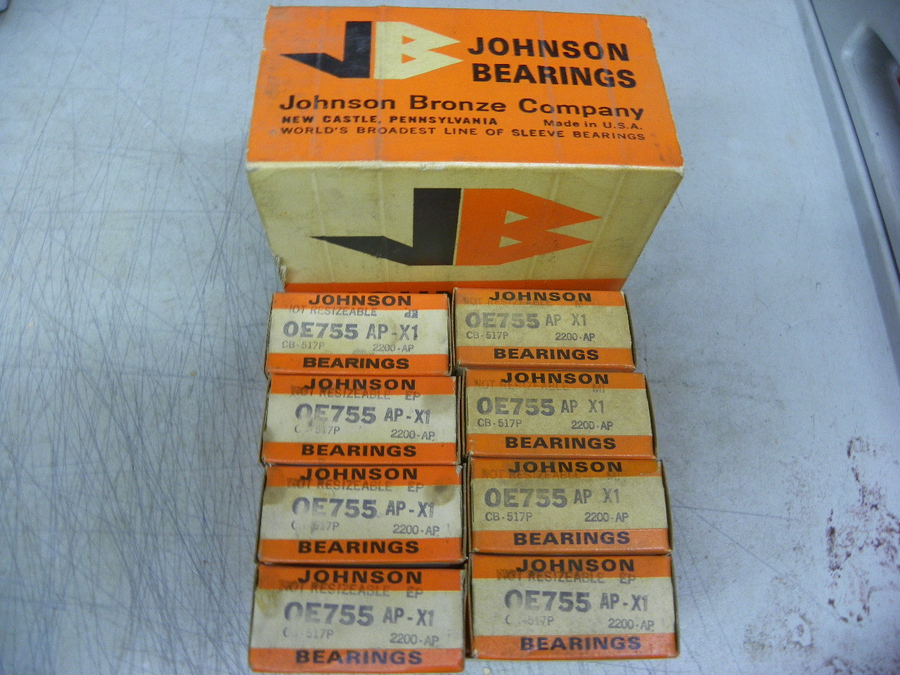Johnson Engine Bearings OE755APX1 OE-755AP X1
