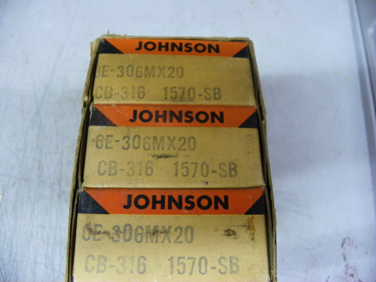 Johnson Engine Bearings DE306MX20 DE-306M X20