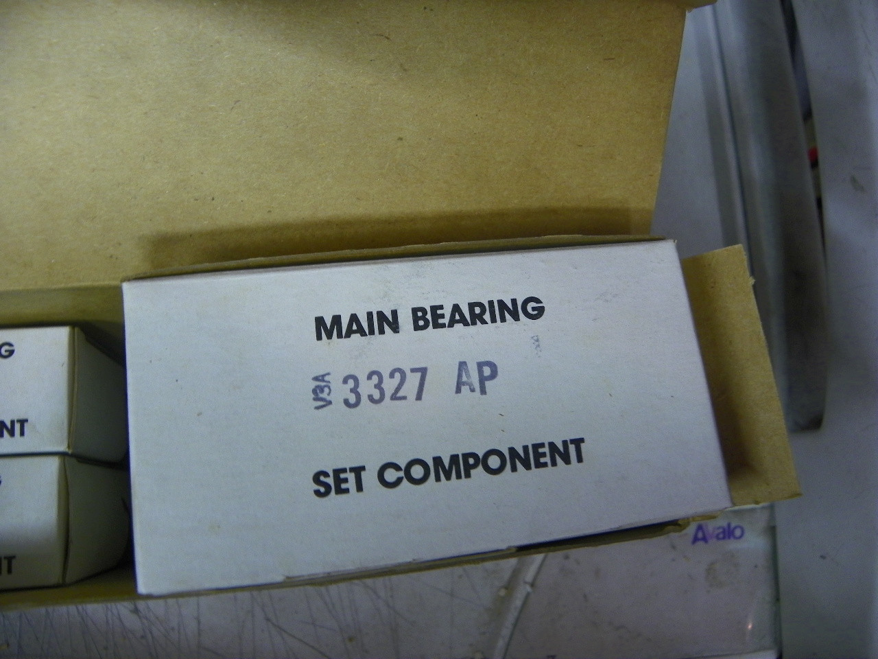 Federal Mogul 4669M standard size main bearing set for John Deere 3 & 4 cylinder 135 152 180 202 219 227 engine restoration.