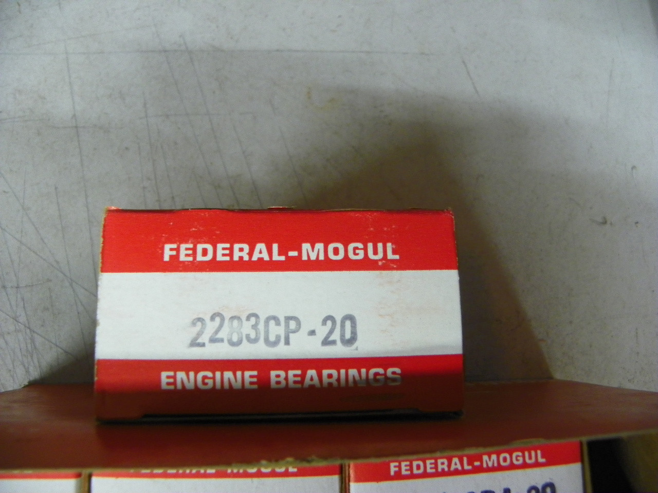 Federal Mogul 4671M-20 .020 undersize main bearing set for Minneapolis-Moline, Oliver, and Waukesha 283 310 320 engine restoration.