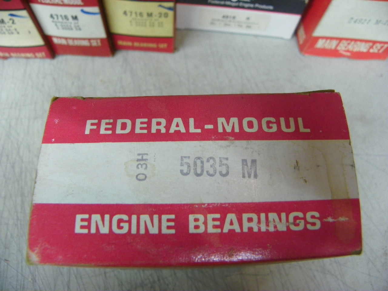 Federal Mogul 5035M Main Bearing Set for 1971-1974 Ford Pinto Mercury Capri 2.0L 122ci restoration.