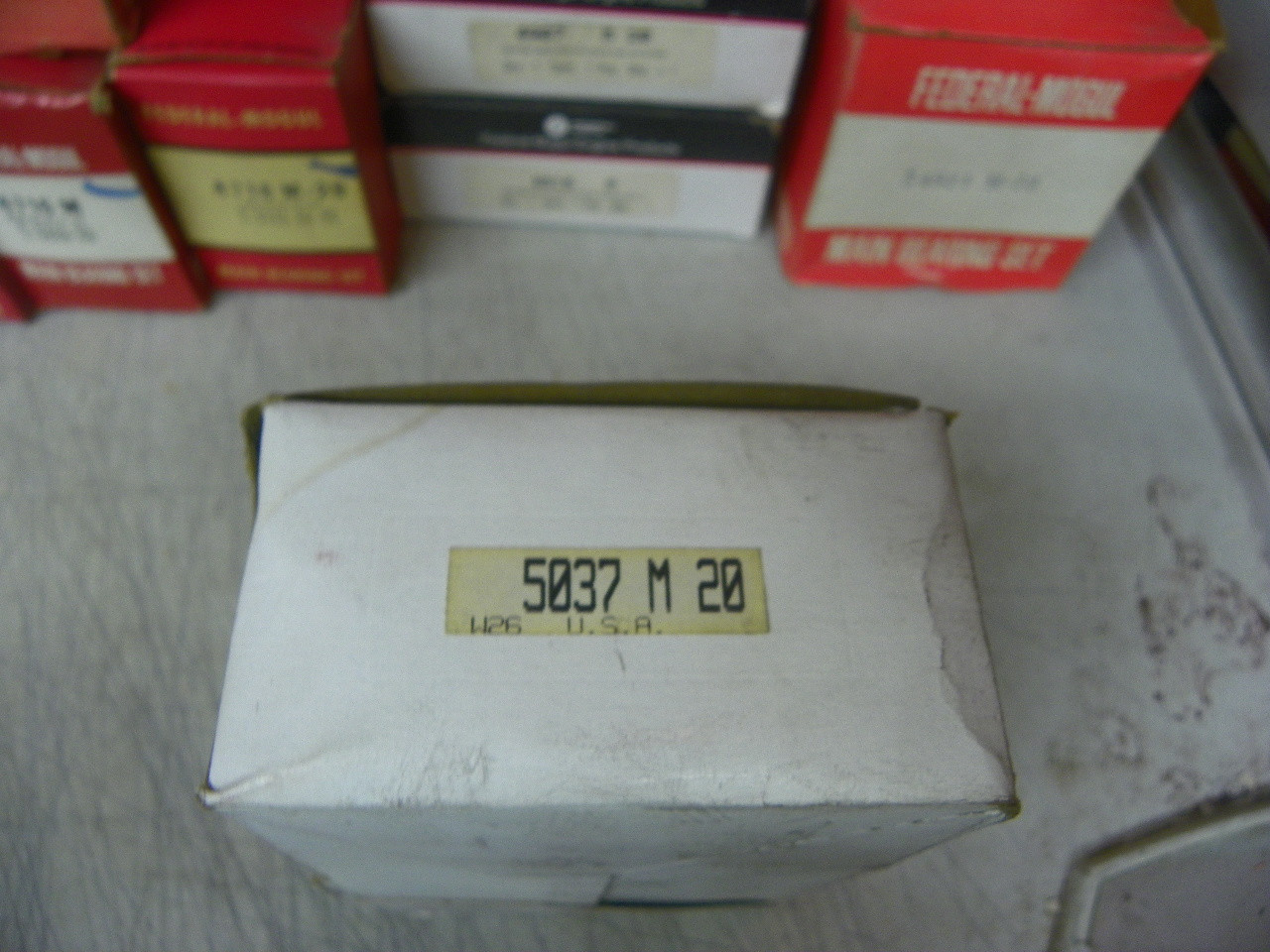 Federal Mogul 5037M-20 .020 undersize main bearing set for 1966-1978 AMC Jeep 290 304 360 390 401 V8 restoration.