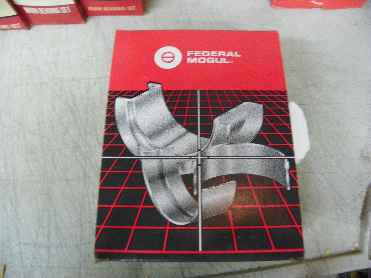 Federal Mogul 5078M-10 .010 undersize main bearing set for 1977-1982 Ford 351W and 400 V8 engine restoration.