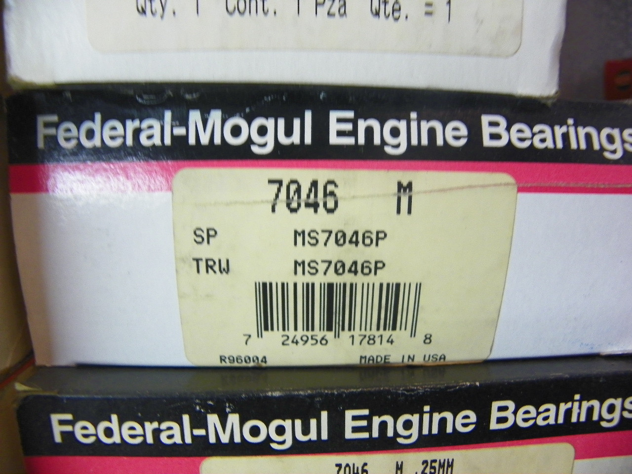 Federal Mogul Engine Bearings 7046M
