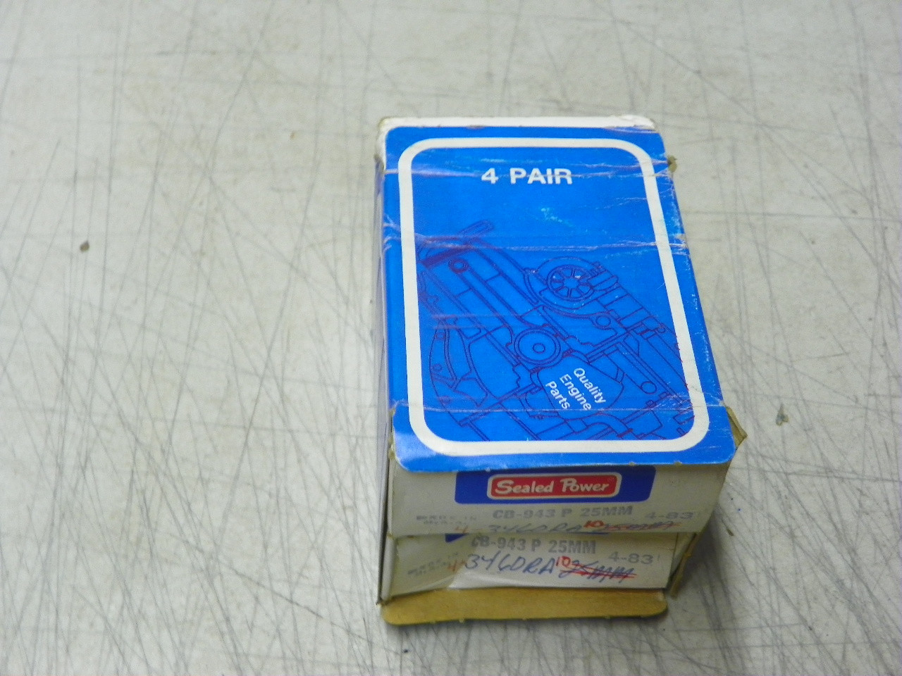 Sealed Power CB-943P Rod Bearing Set .25mm for restoration.