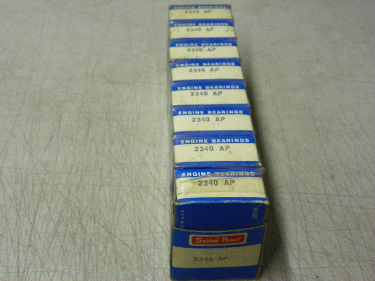 Sealed Power 2340AP (CB-542P) Connecting Rod Bearing Set (8) for Cadillac 472 500 V8 restoration.