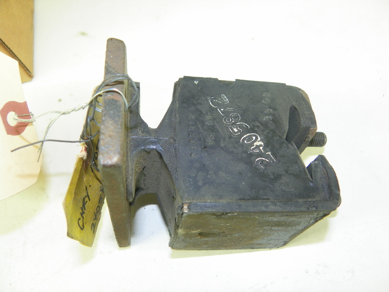 Mopar OEM 2405872 Transmission Mount for 1964-1966 Chrysler Dodge Plymouth A-Body restoration.