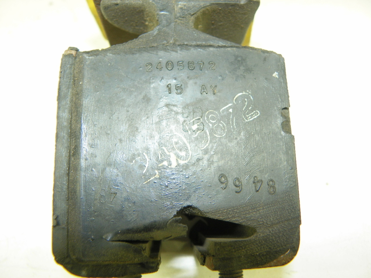 Mopar OEM 2405872 Transmission Mount for 1964-1966 Chrysler Dodge Plymouth A-Body restoration.