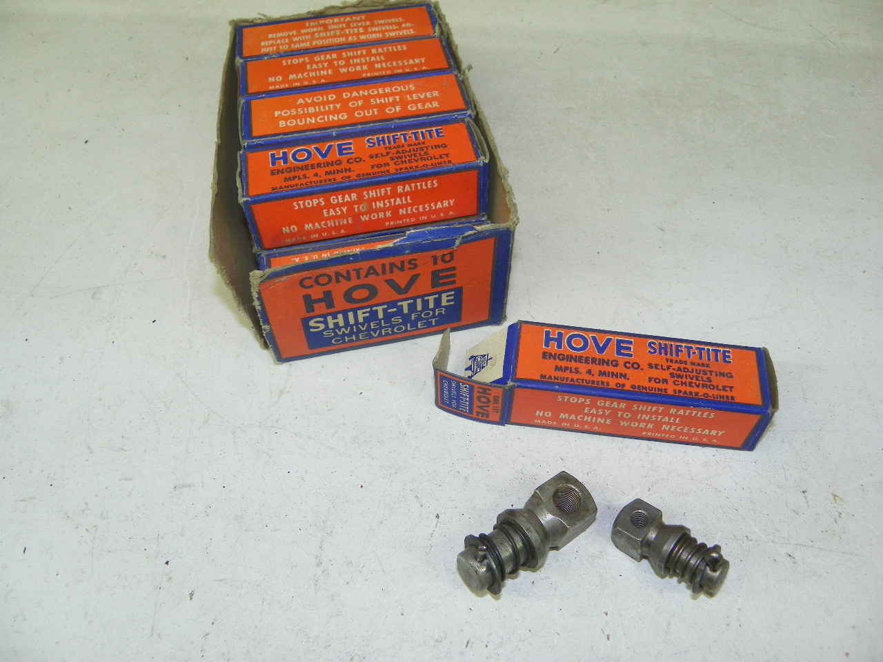 Bulk 10-Pack Hove Shift-Tite Anti-Rattle Self-Adjusting Swivels for 1949-1954 Chevrolet GMC