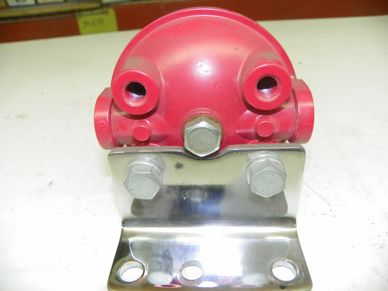 Vintage NOS Buffalo Kralinator K-15X-A Oil Filter Kit with chrome housing for 1940s Nash