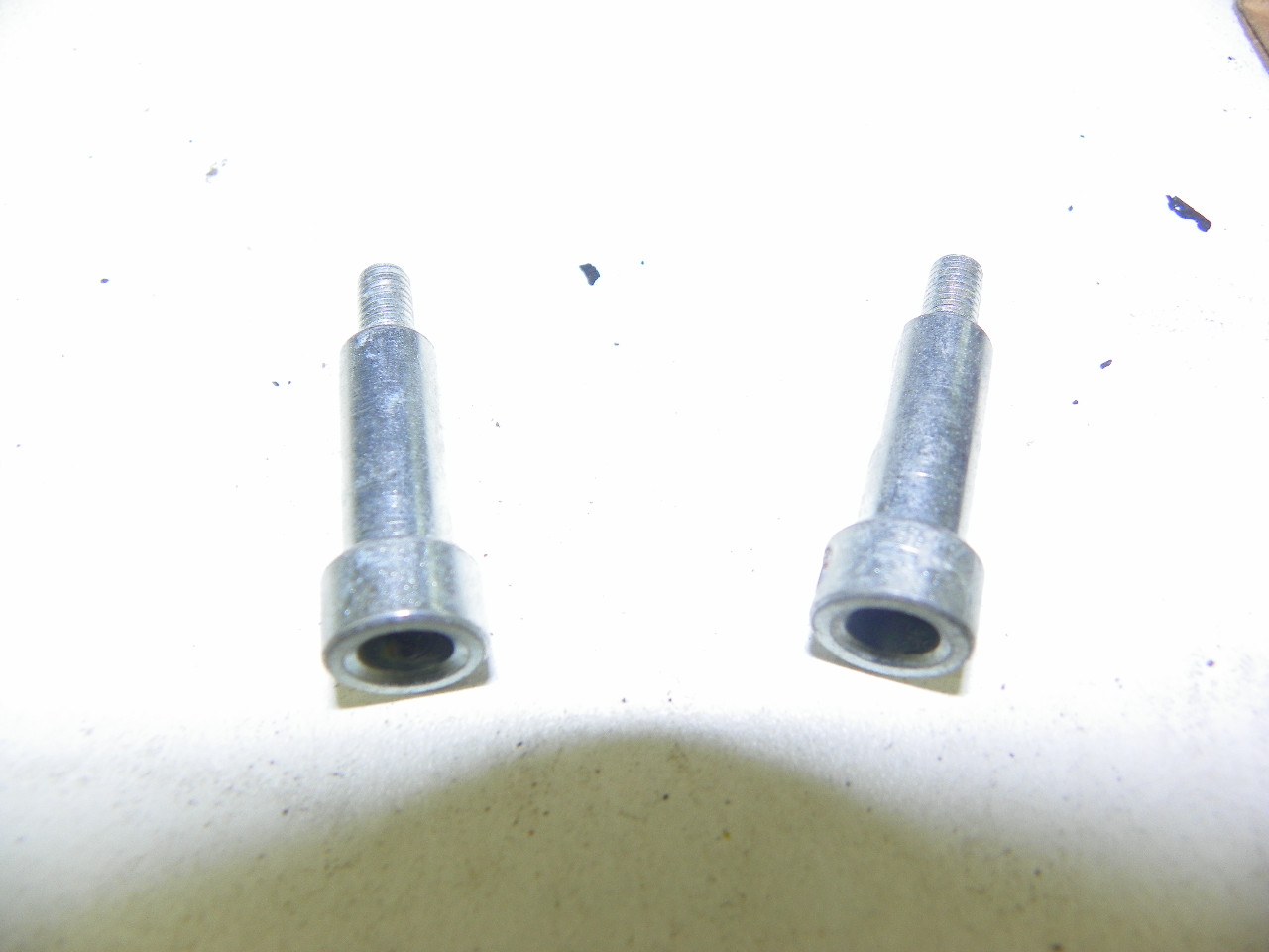 Pair of Vintage NOS Universal Motor Shaft Extension Studs with set screws and threaded ends