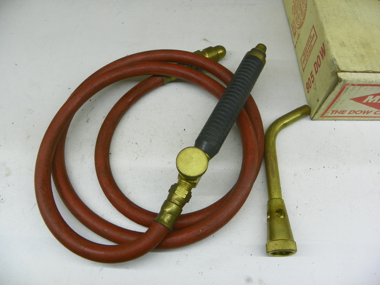 Vintage NOS MAPP Air Torch Kit by The Dow Chemical Co. with MA-211 10ft hose and MA-175 handle