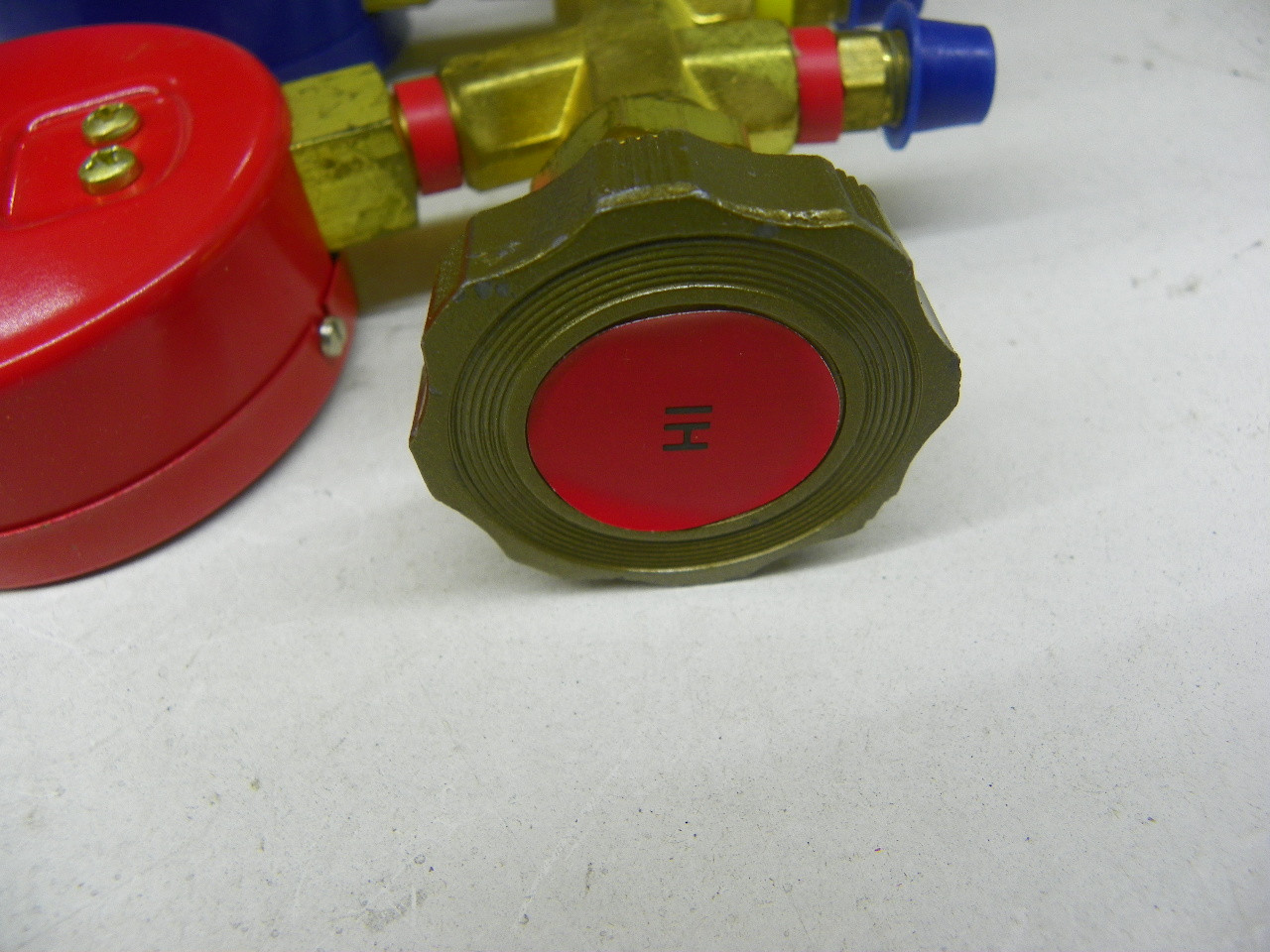 Vintage NOS Imperial Eastman 465-CA Brass Manifold Gauge Set for R-12 R-22 R-502