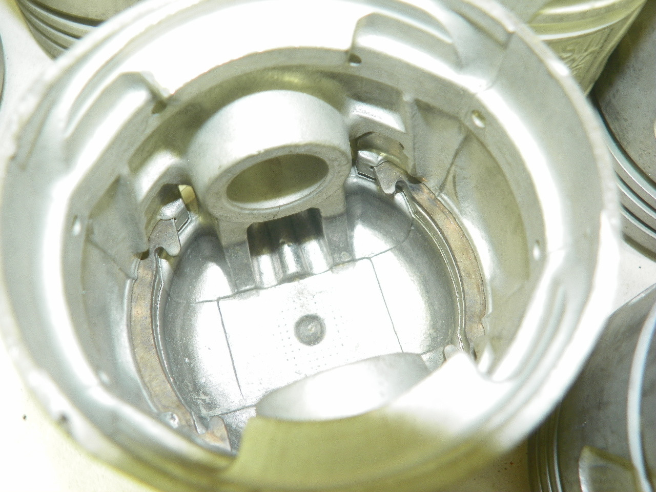 Vintage NOS Ford 01T-6110-E Aluminum Dome Top Pistons .030 Oversize for Flathead V8