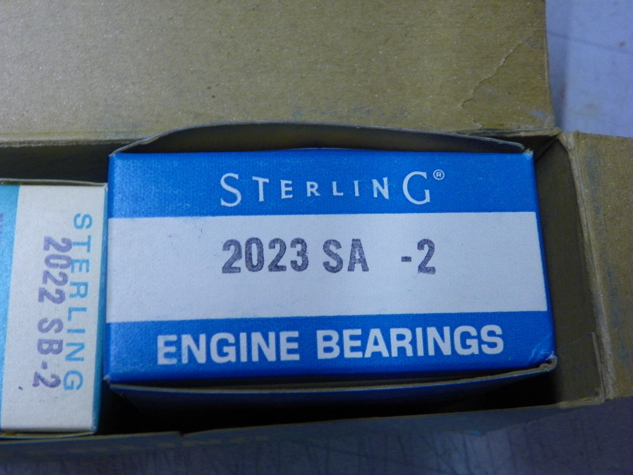 Sterling 4117 M-2 .002 NOS Main Bearing Set for 1941-1951 Hudson Hornet restoration.