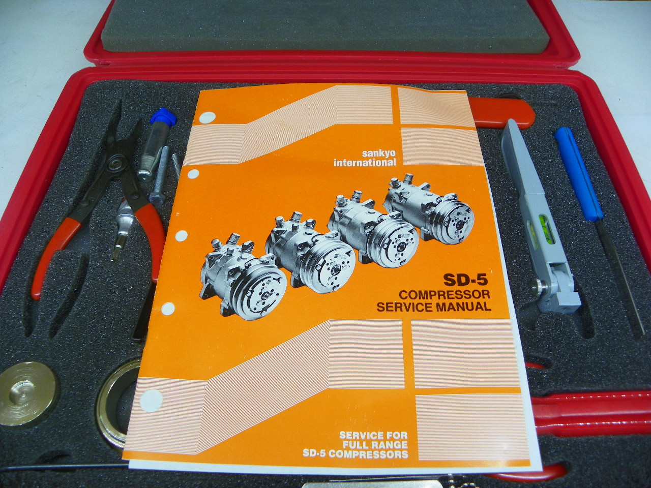 Carter 27-394 A/C Compressor Clutch Service Tool Kit for Sankyo SD-5 Restoration