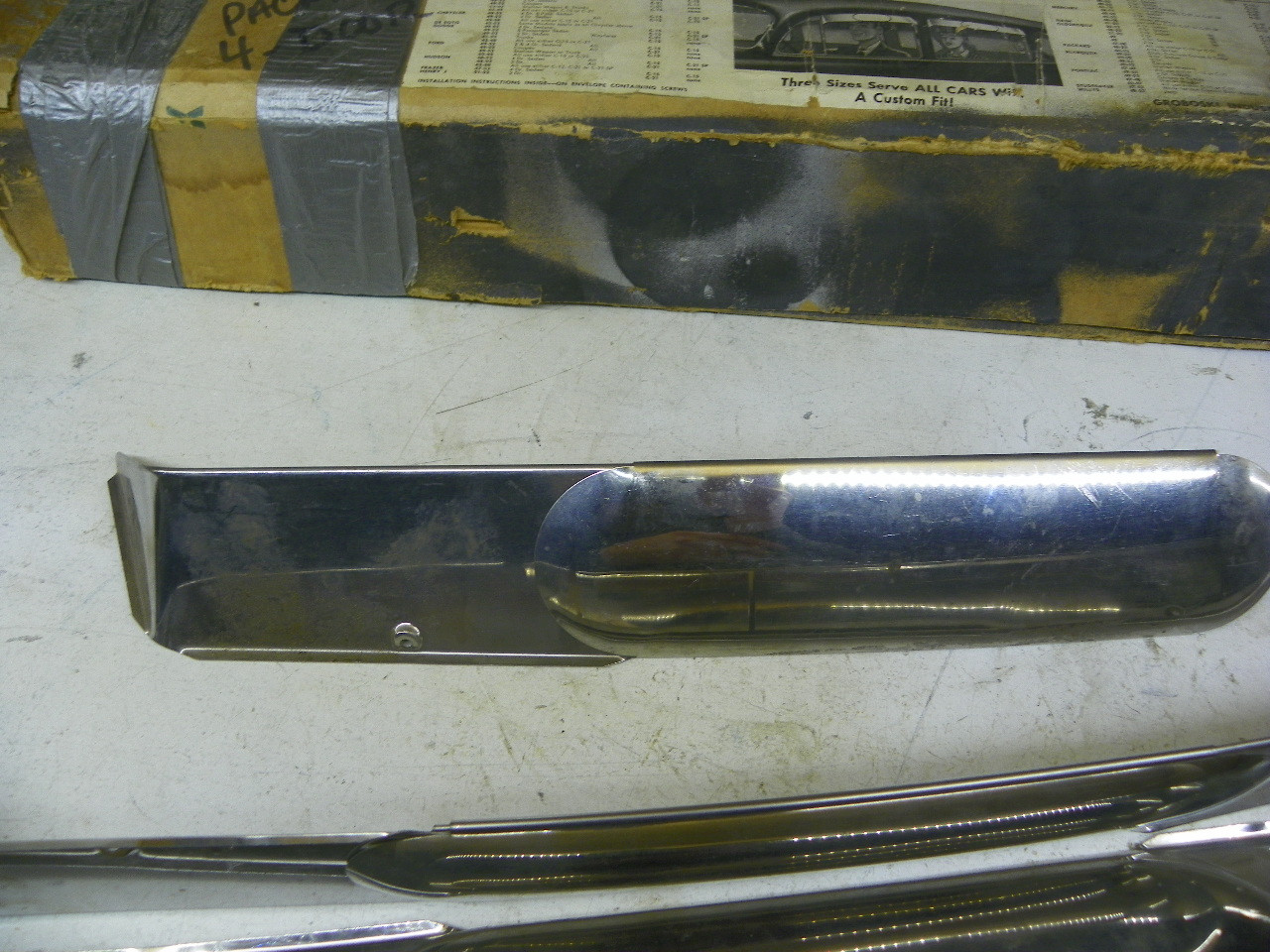 Styleking C-15 Adjustable Door Visors for 1941-1950 Packard 4-Door Sedan restoration. - Image 7