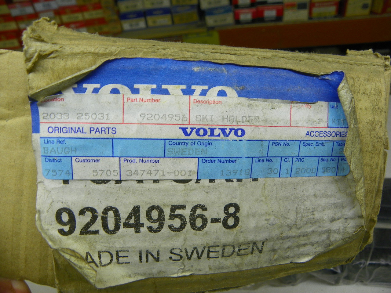 Volvo 9204956-8 Ski Holder for restoration - Image 2