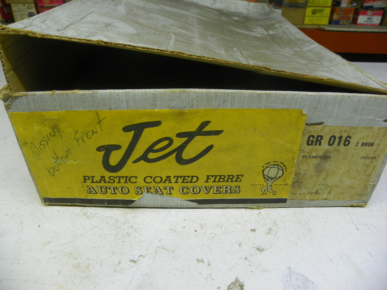 Jet GR 016 Seat Cover for 1957-59 Plymouth 2-Door Sedan restoration. - Image 1