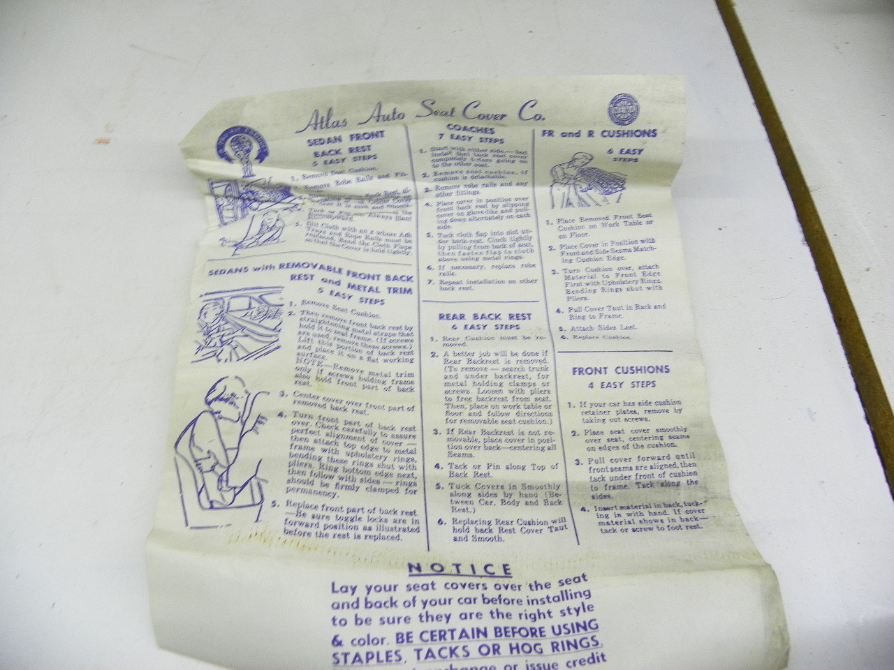 Jet GR-013 Green Auto Seat Covers for Buick, Chrysler, Dodge restoration. - Image 3