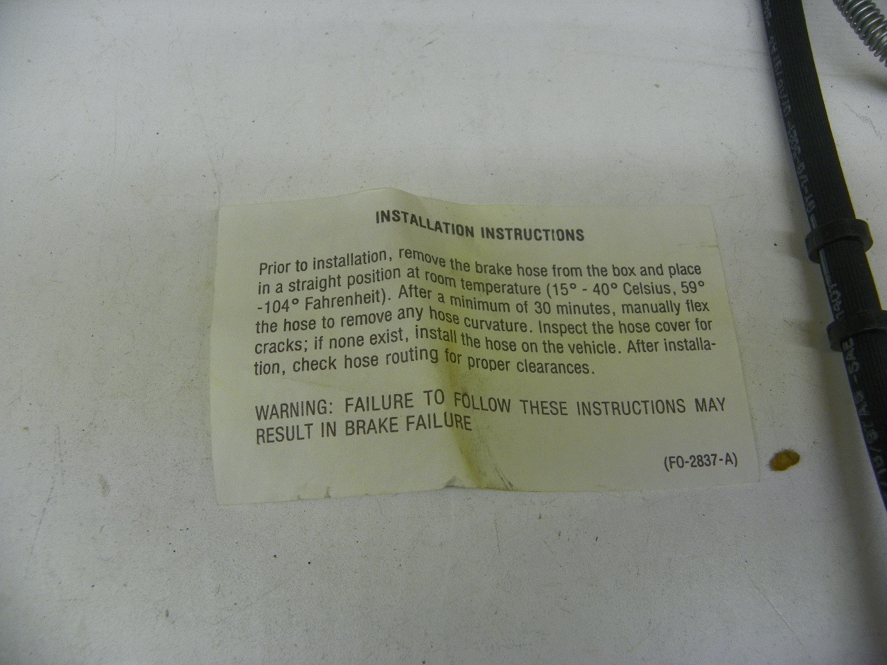 Raybestos BH36789 Brake Hose Assembly for restoration - Image 3