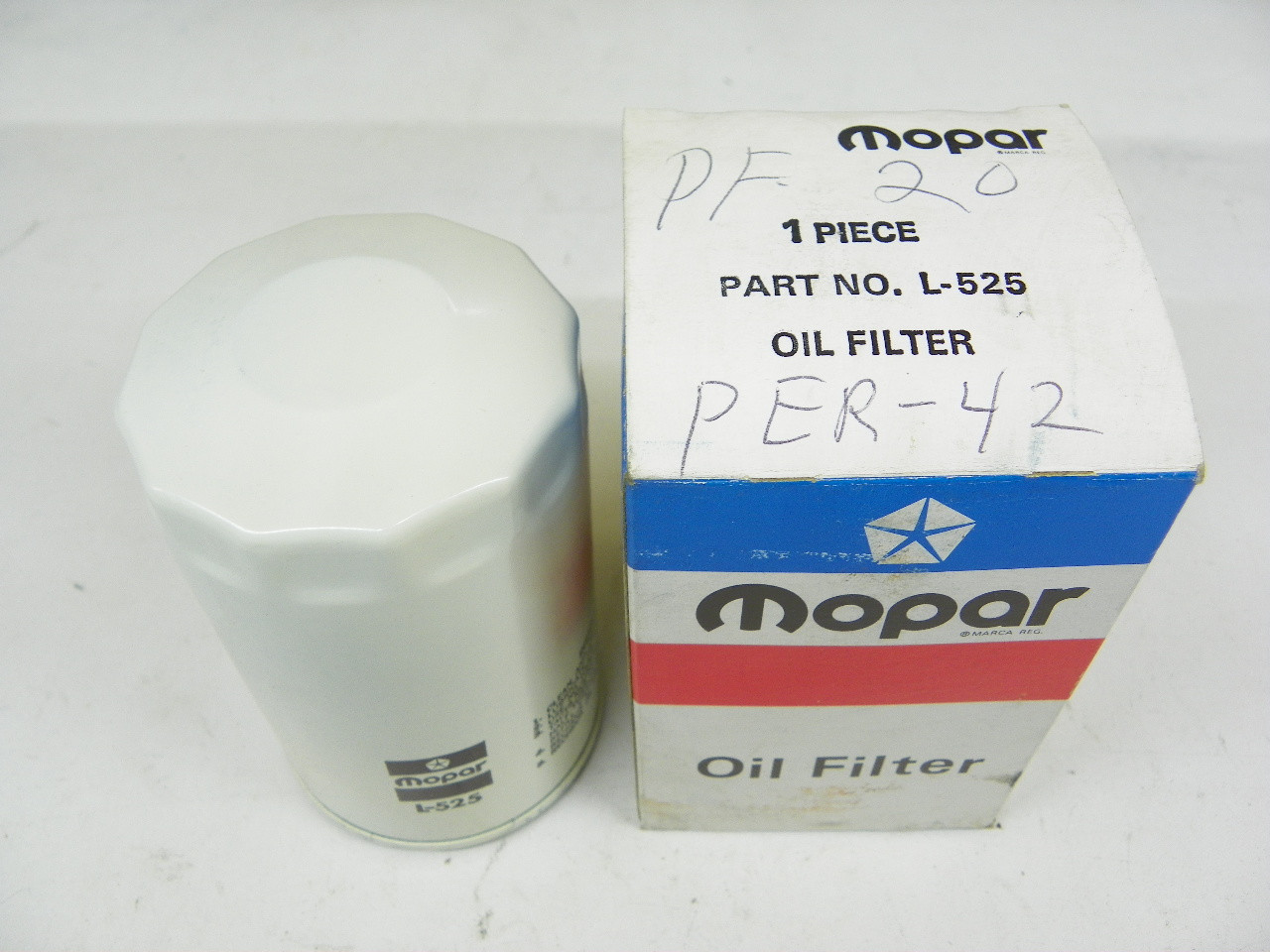 Mopar L-525 Oil Filter for Chrysler Dodge Plymouth restoration. - Image 2