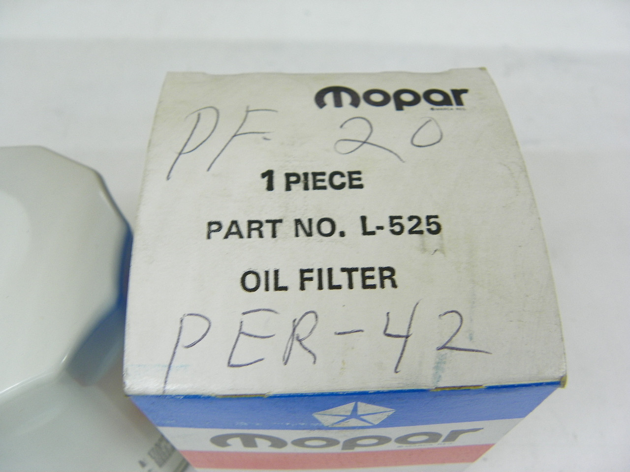 Mopar L-525 Oil Filter for Chrysler Dodge Plymouth restoration. - Image 3