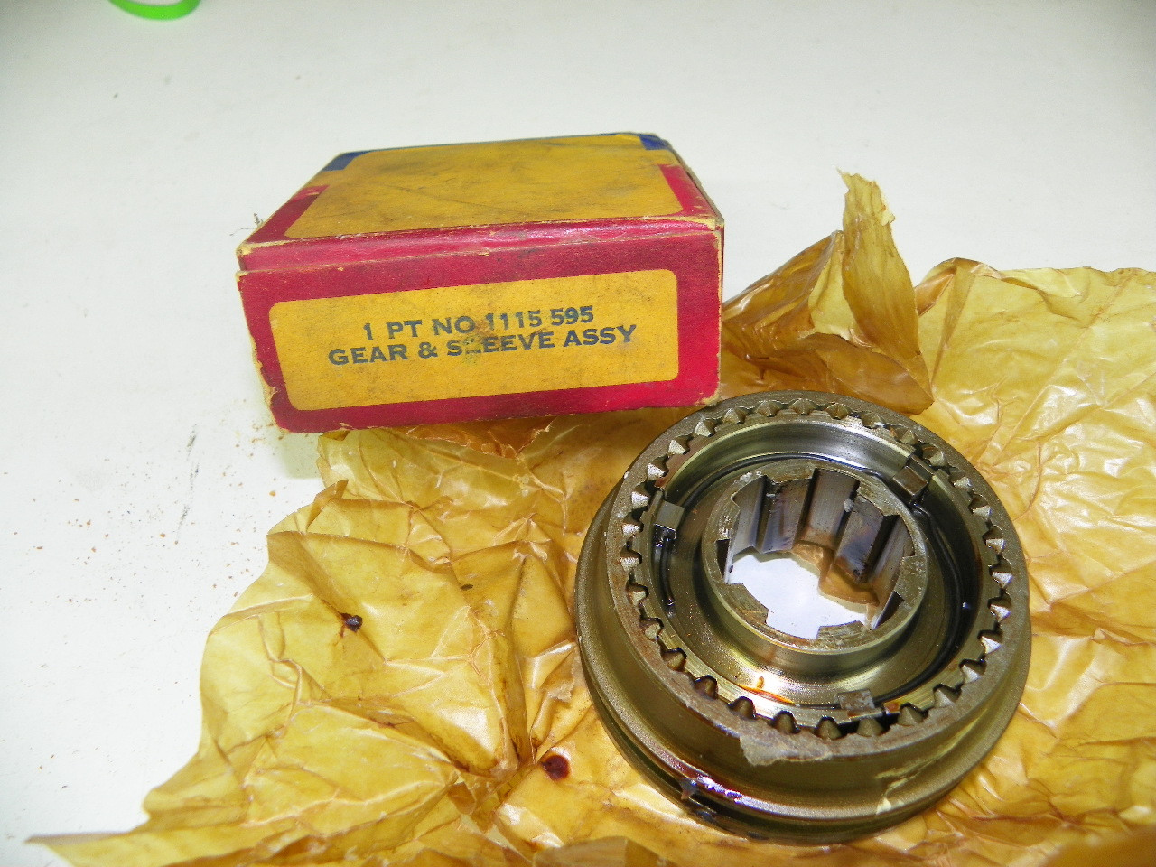 Mopar 1115595 Gear & Sleeve Assembly for 1940-56 Chrysler Dodge DeSoto Plymouth restoration. - Image 1