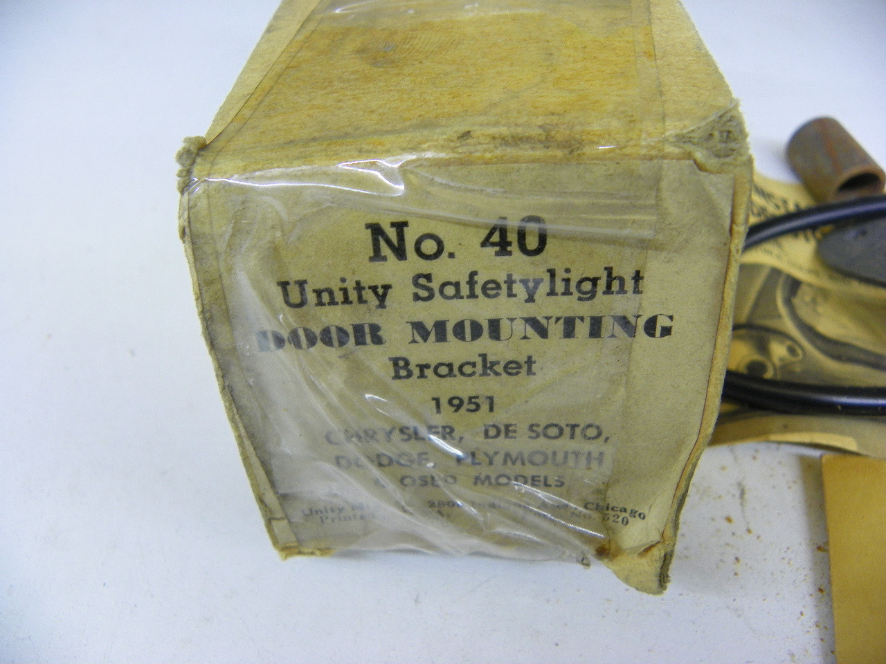 Unity No. 40 Door Mounting Bracket for 1951 Chrysler DeSoto Dodge Plymouth restoration. - Image 2