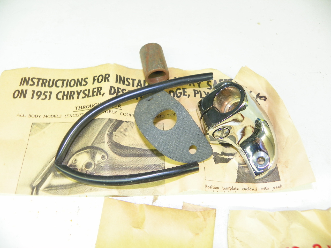 Unity No. 40 Door Mounting Bracket for 1951 Chrysler DeSoto Dodge Plymouth restoration. - Image 3